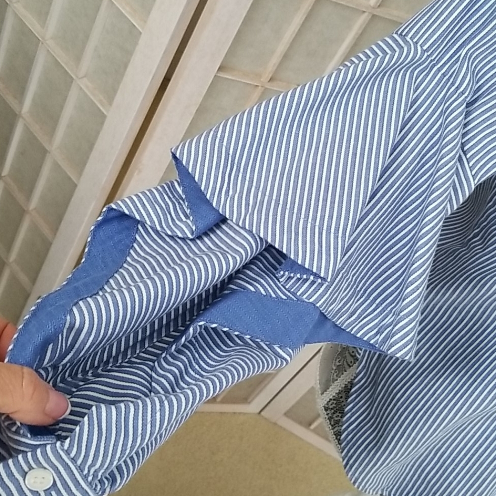 Bcbg Striped Button Down - image 3